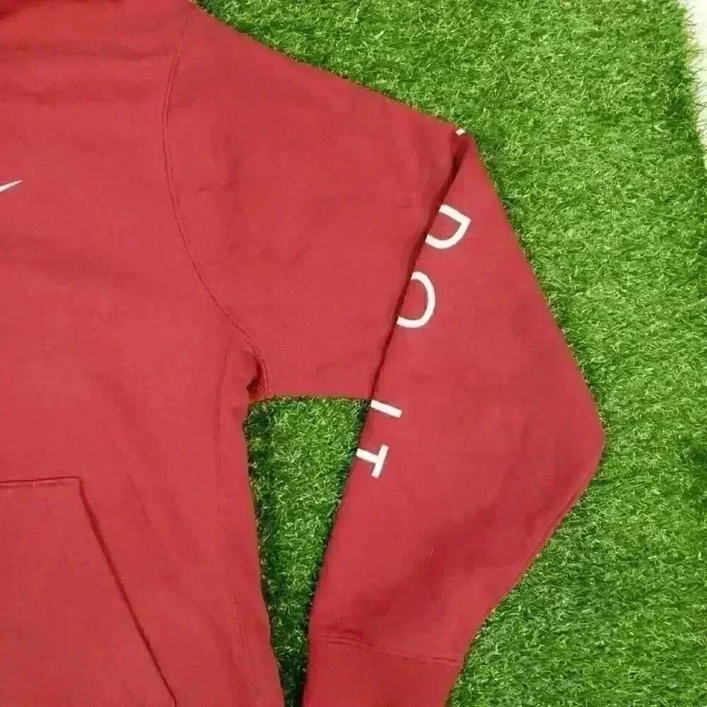 Mens Nike Gym Athletic Just Do It Air Hoodie Hooded Sweatshirt Pullover Large - Picture 4 of 8